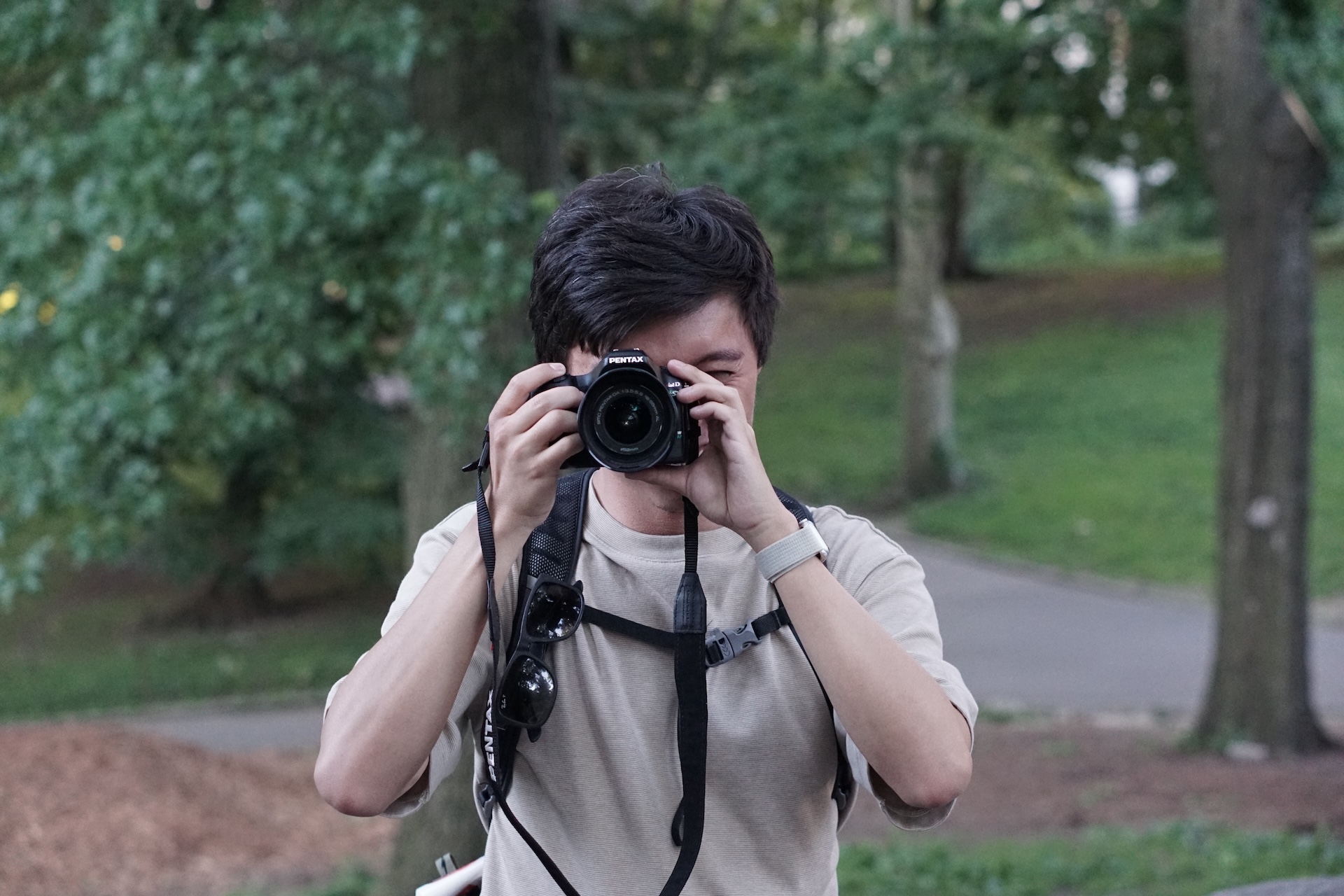 A Picture of Najeem Taking a Picture